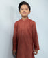 Like Father Like Son Rust Boys Kurta